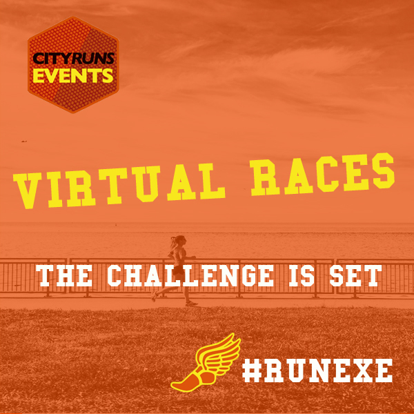 The #VirtualRace challenge has been set...

5km and/or 2km by the end of the day on Wednesday (22nd).

For further details or to log a run go to website - city-runs.co.uk/virtual-race