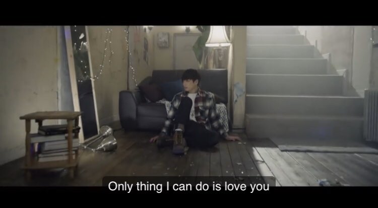 Jungkook is now alone again. He spent all of Fake Love struggling to get into this shitty af room (left.) As mentioned before, being left alone was a major theme in earlier videos (such as in the one on the right)