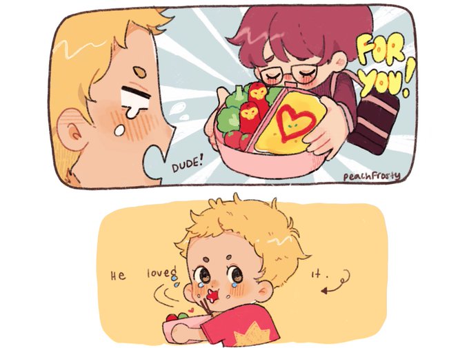From now on I will only be packing lunch for ryuji y_y ?
//#p5r 