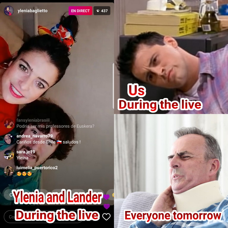 trampoline87's tweet photo. Thanks again for this live insta. You two are so adorable. Happy anniversary to you.
My neck is a little sore now😋😋
#Yleanderparty #Maitino
@YleniaBaglietto @LanderOtaola https://t.co/KuJwfRjHql