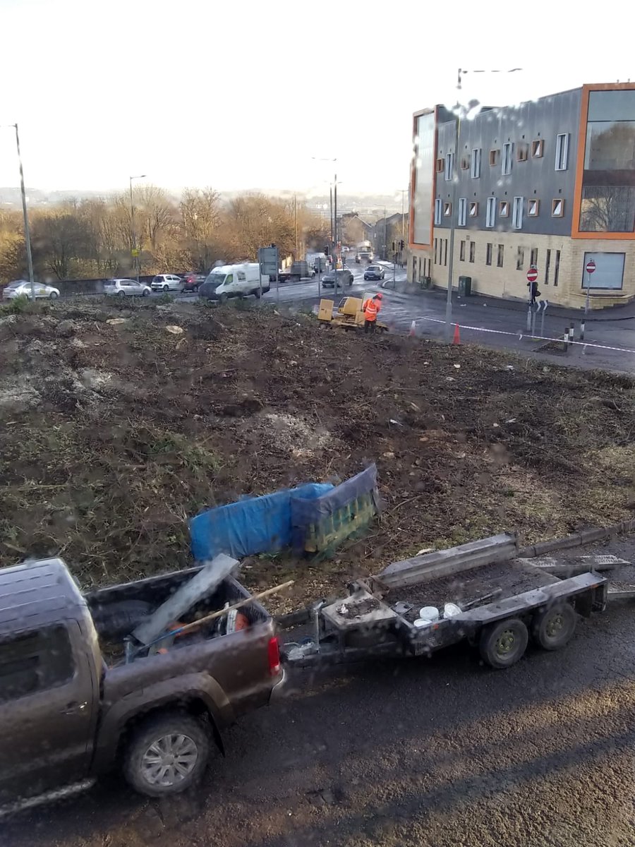 The wildlife and green space was completely obliterated in one day on 3 December 2019 under  @LancashireCC ownership. No felling licence was obtained. The community wasn't notified.