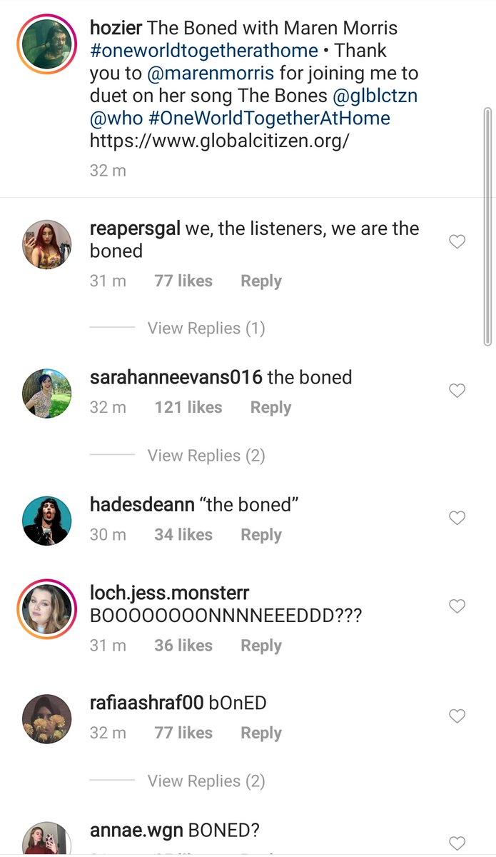 Ray_And_Roo's tweet photo. Best thing about #OneWorldTogetherAtHome was @Hozier posting a video with a typo in the title and a bunch of fans roasting him https://t.co/PPt0ArJ51W