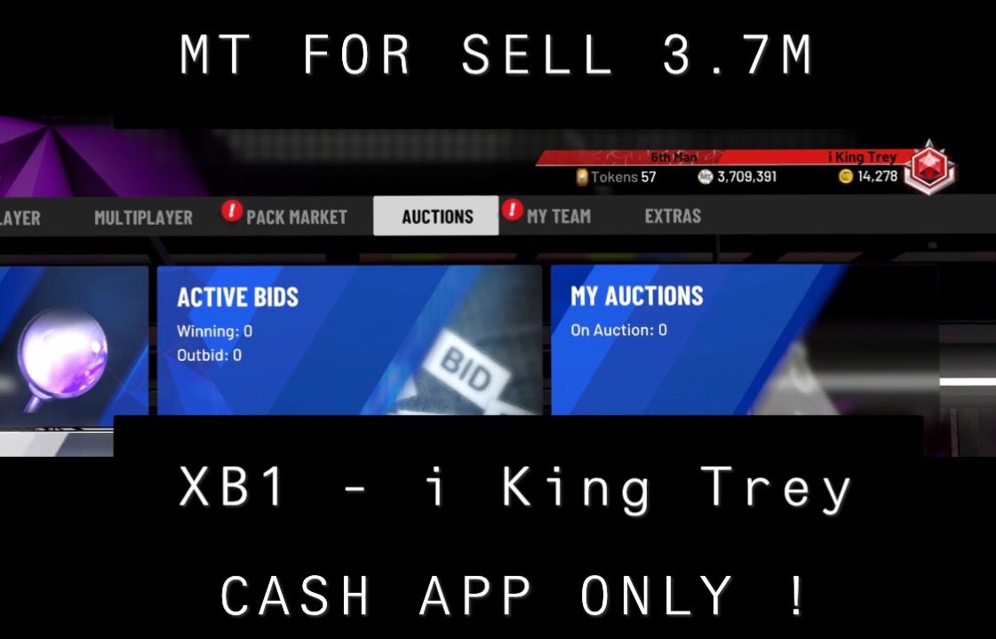 MT FOR SELL ! (XB1 - i King Trey) will also be GIVING AWAY 200K just RT & Tag 2 people to join the giveaway ! #2KFreeAgent