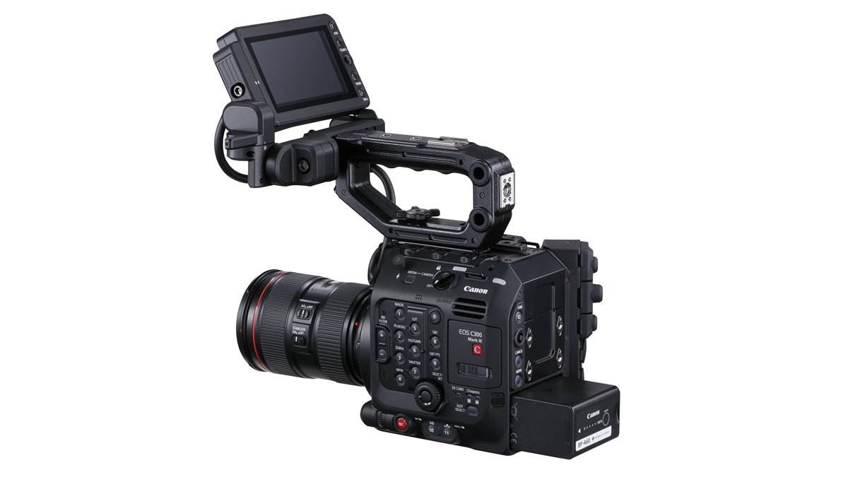 CanonEspana's tweet photo. ¡Ya podemos presentarte la nueva EOS C300 Mark III! Una innovadora cámara Súper 35 mm con Cinema RAW Light interno, XF-AVC, tecnología Dual Gain Output, más de 16 pasos de rango dinámico y grabación de 120p en 4K. https://t.co/apTltRyMio