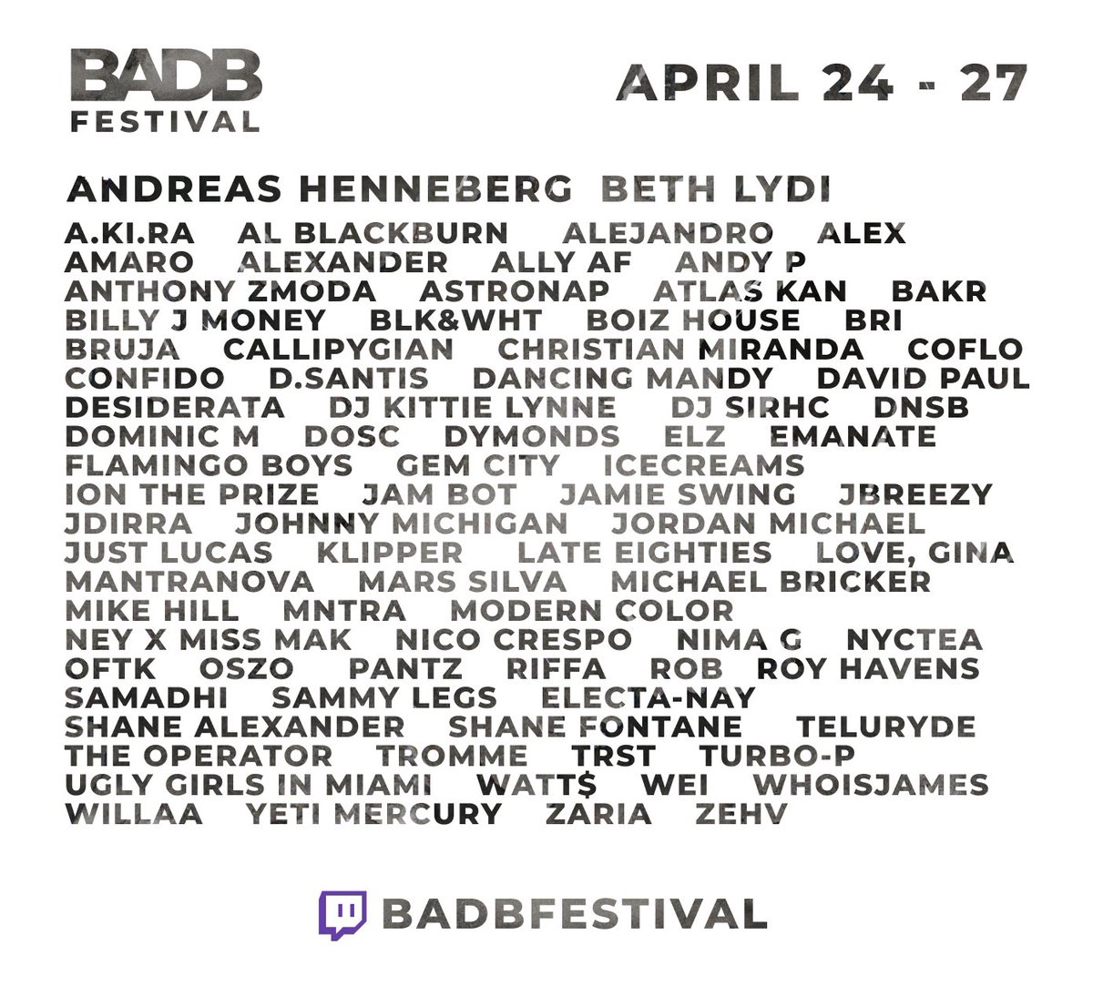 This weekend, join us virtually 🖤