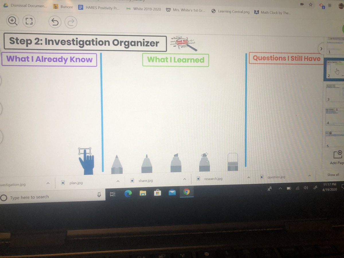 ReneeLWhite5's tweet photo. Excited to share this assignment with my students this Friday! 😆I made my #GeniusHour research guide into a @Seesaw activity for students to begin their own @geniushour projects at home during #remotelearning for their flex Fridays. #HAWKSsoar #inquirybasedlearning #COVIDー19 https://t.co/h4QsICs2we