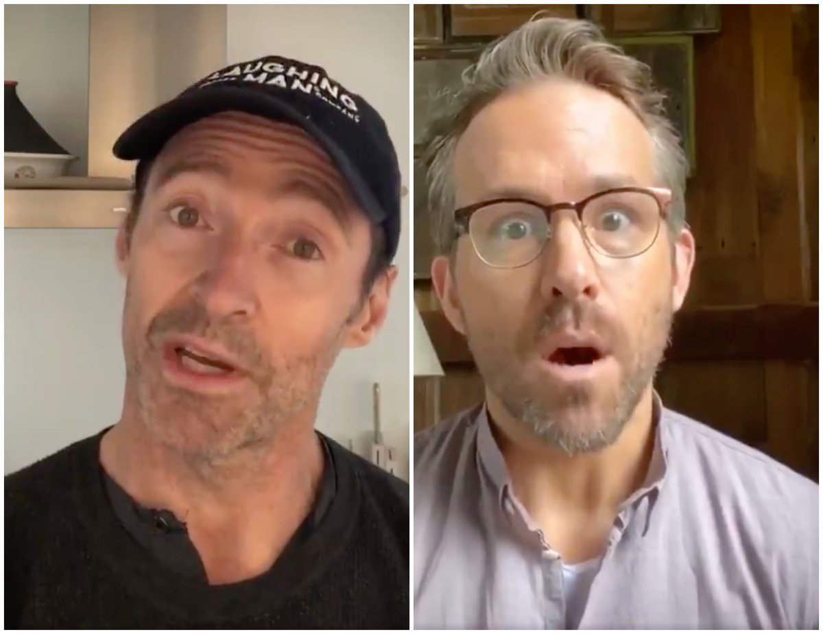 Ryan Reynolds and Hugh Jackman pause feud for epic AllIn Challenge