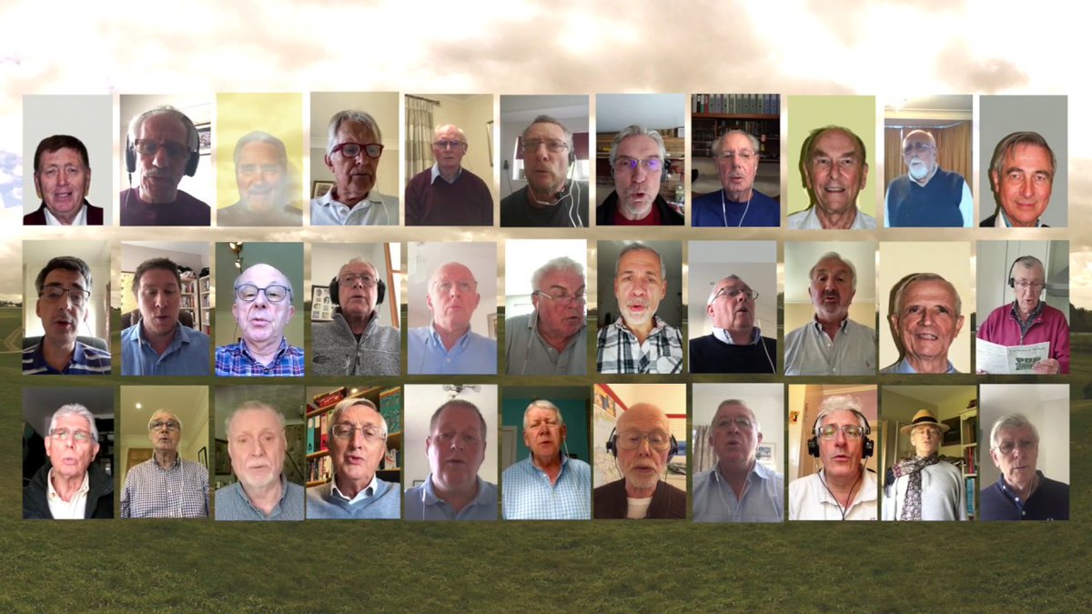 We're delighted to share Epsom Male Voice Choir's moving performance of 'Unchained Melody'. 33 choir members contributed virtually either via audio or video. #SocialSounds youtu.be/UlkgmUyIUNg