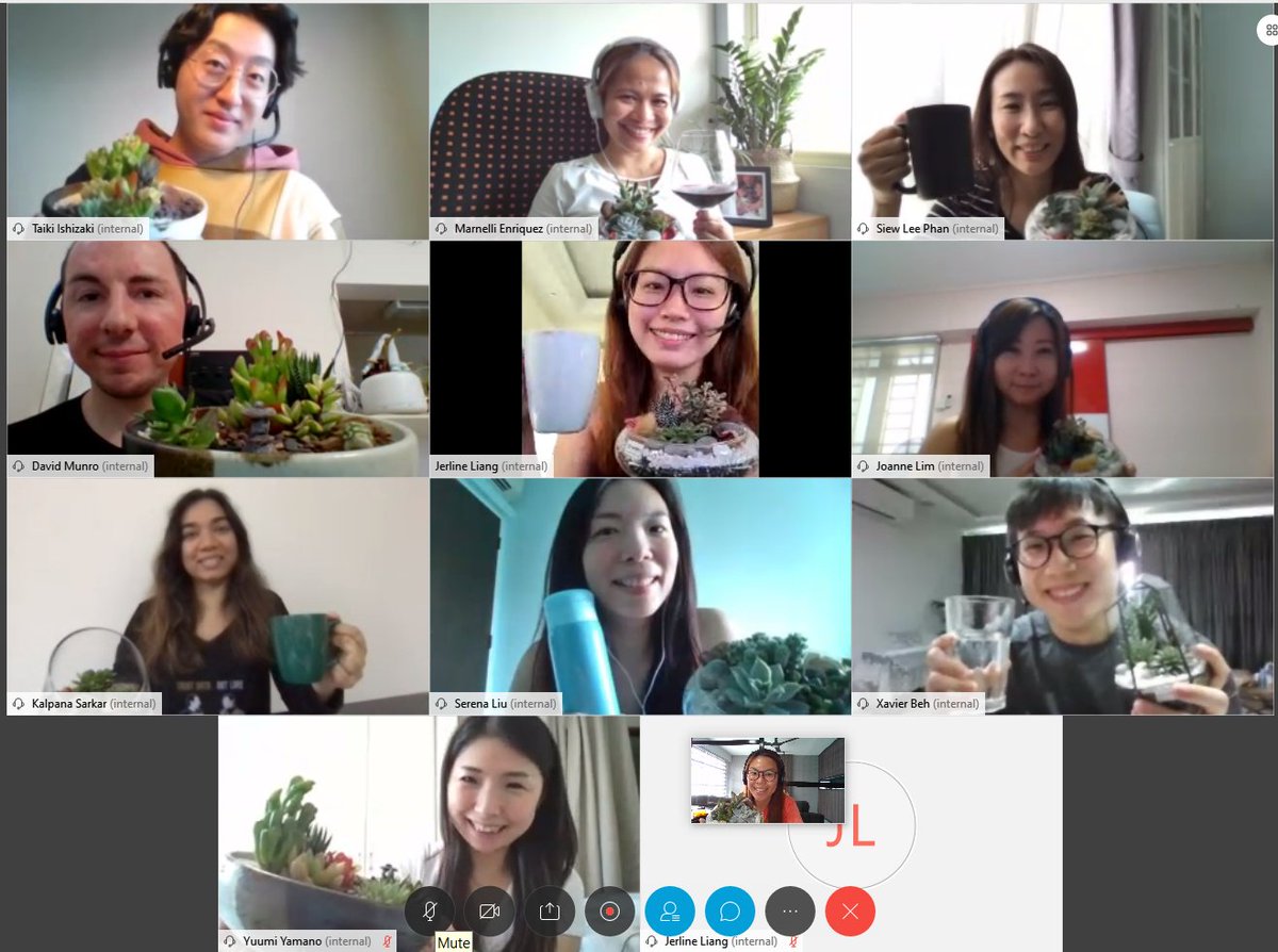 TableauCareers's tweet photo. What's the most creative thing your team has done to stay connected? Our Recruiting team in APAC recently had a terrarium building happy hour! #LifeAtTableau https://t.co/kxIuf9YVP0