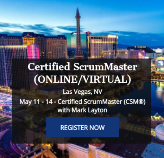 Hope to, virtually, see you all at the Certified ScrumMaster Course May 11-14 - Member P R O M O   C O D E :  PMIsnc-M20 #getScrum #Agile #CSM  on facebook.com/events/8491025…