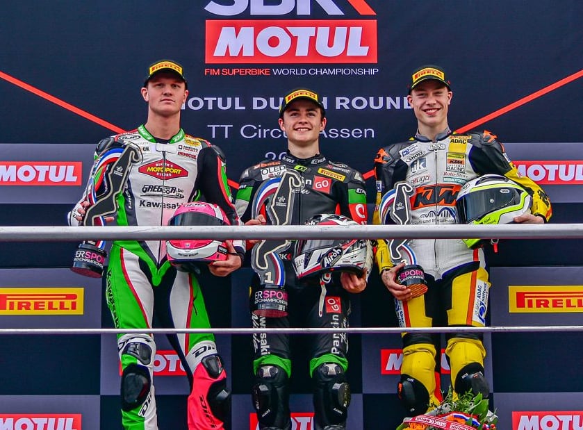 18ManuGonzalez's tweet photo. Beautiful moments ✨☝ #P1 #NLDWorldSBK #GASChamp https://t.co/2xuhJdDieU