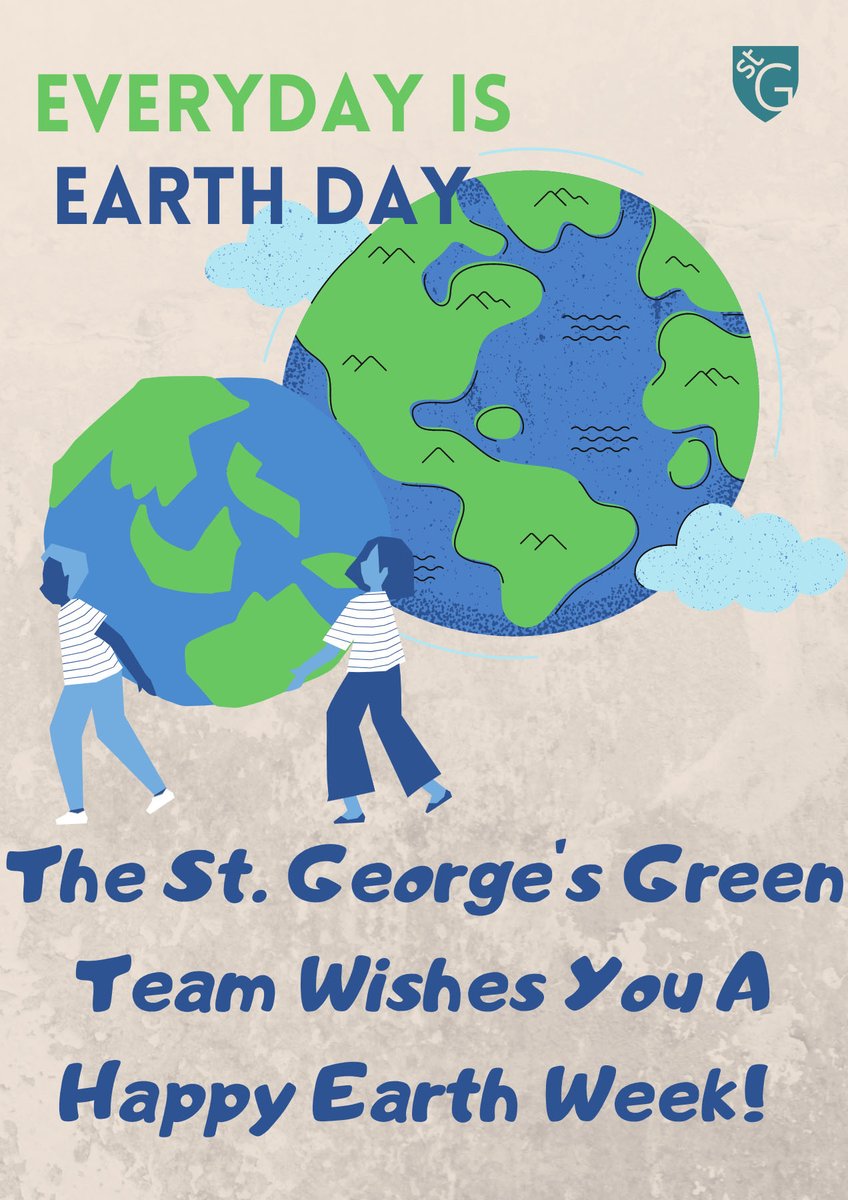 To celebrate the 50th anniversary of the global #EarthDay  movement on April 22nd, St. George's will be engaging in Earth Day activities all week long! Explore our interactive  website for inspiring workshops, activities and campaigns: sites.google.com/stgeorges.qc.c…
Happy Earth Week! 🌎