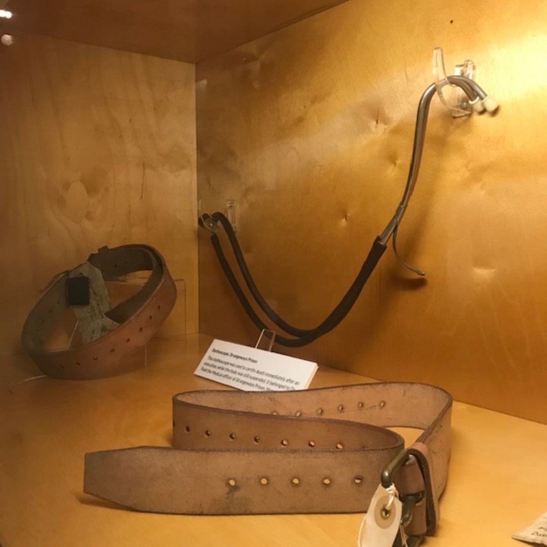 JusticeMuseum's tweet photo. We noticed #StrangeObjects was trending on Twitter, so we thought we'd share one...🔎
This stethoscope is on display in our museum. It belonged to Dr Field, the Medical Officer at Strangeways Prison. Stethoscopes were used to certify death immediately after an execution. https://t.co/SmufMk4Mt7