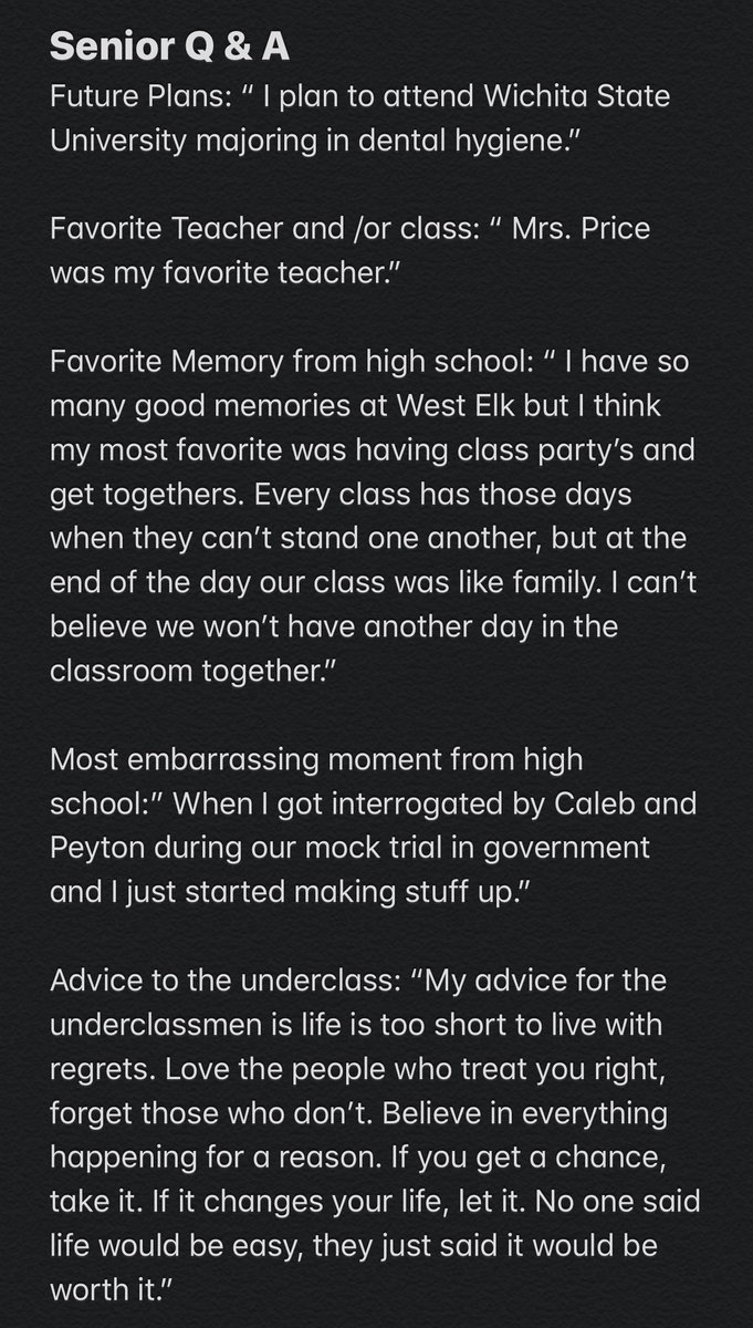 Senior Spotlight #16, Haley Hogan!