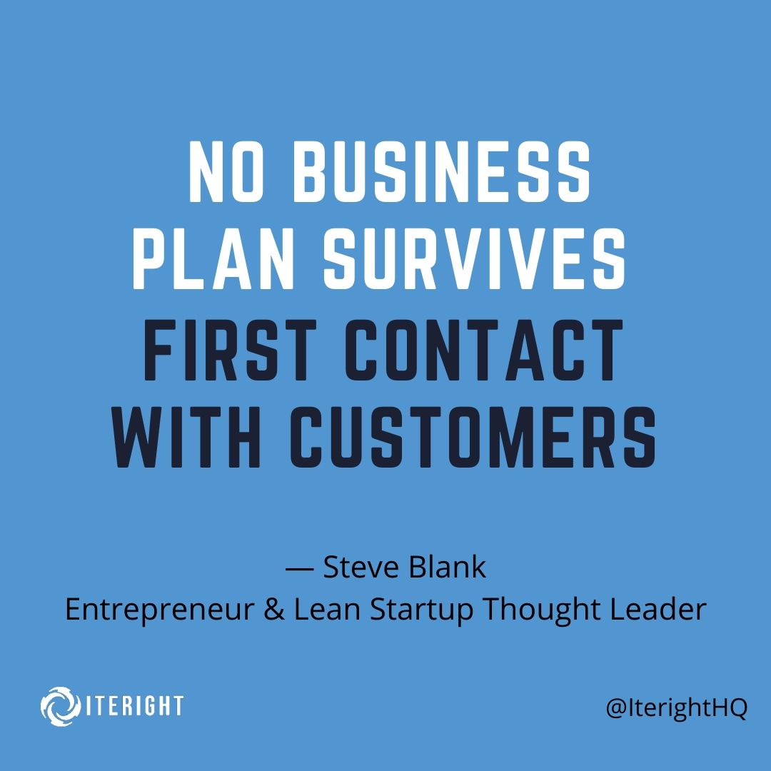 IterightHQ's tweet image. The Lean Startup guru @sgblank said it best - "No Business Plan survives first contact with customers". Those who can drop their ego and learn as much as possible about what their customers need will be the ones who create the best solutions. 

#productmanagement #UserExperience