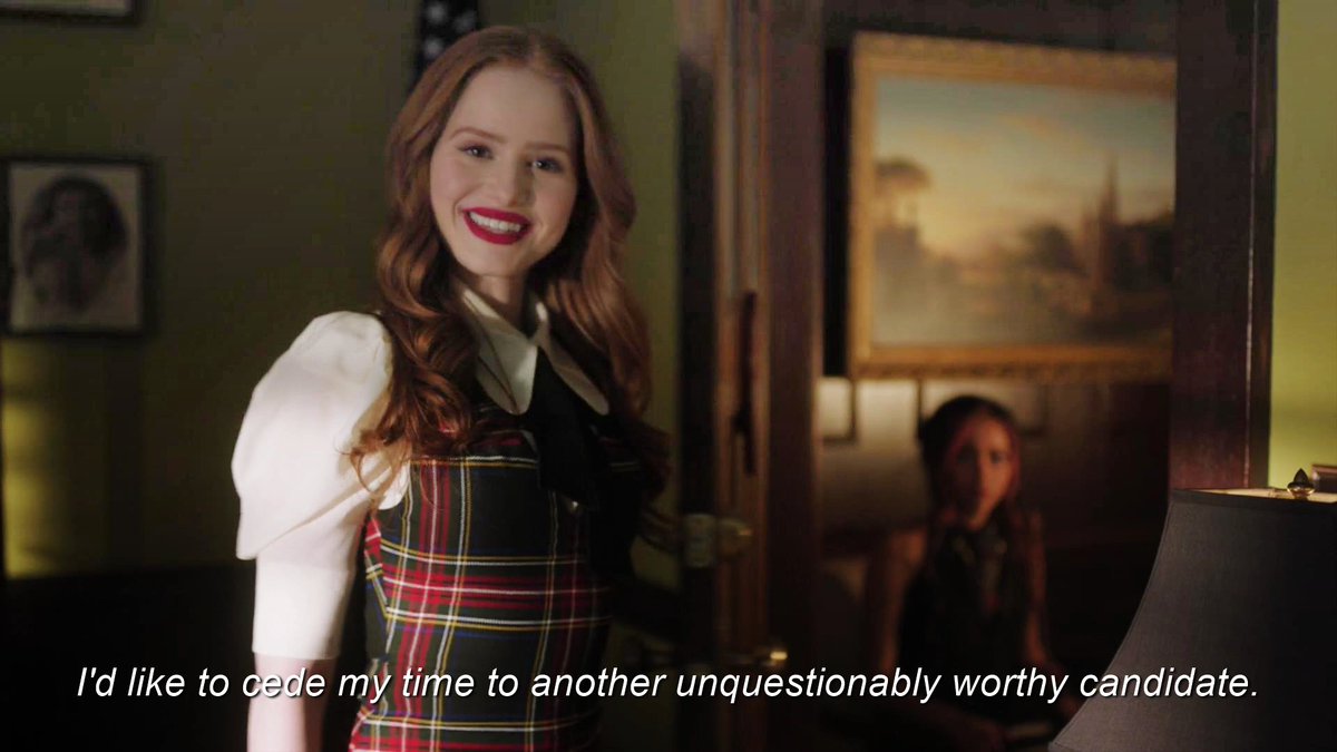 she gave toni the opportunity to get in highsmith college as well by giving her an interview with the headmistress.