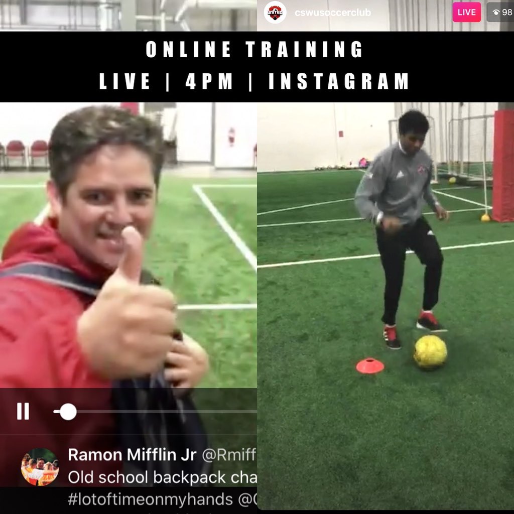 CSWUSoccerClub's tweet photo. We want to give a great big SHOUT OUT to our passionate coaches, Ramon and Melo. Every week they continue to provide technical training so we can keep our skills sharp from home. Leave a comment for our coaches and let us know how we are doing!
#SWUProud #SWU #SWUProudAtHome https://t.co/zJbLU1wlc4