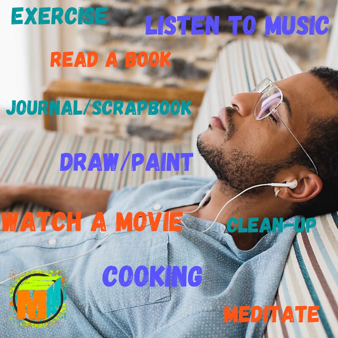 MpowerStL's tweet photo. This pandemic can cause a lot of stress and anxiety for people with all the uncertainty and health concerns. Here are a few things that you can do at home to help relax and manage your stress. Any other ideas you have? 

You can learn more here: https://t.co/D1CfFJcULV https://t.co/ARTCYWmqSS