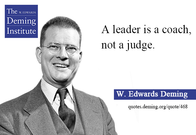DemingInstitute's tweet photo. Leaders: Are you coaching your team to do a better job in the future, or simply judging their work? https://t.co/7Jp9HgAiZO (Blog post by @curiouscat_com) #Deming #wedwardsdeming #wenotme #wethinking #leadership #leadershipmatters #quality #management https://t.co/VpjTzesE14