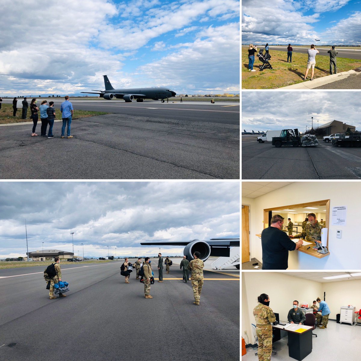 92arwcommander's tweet photo. Re-deployment day! Thanks for the incredible teamwork across the Wing to help return and re-unite these re-deployers with their families so quickly! That is truly the Fairchild Way! #TeamFairchild #Famous92d #FavoredFew https://t.co/l6ZU7vjiGY