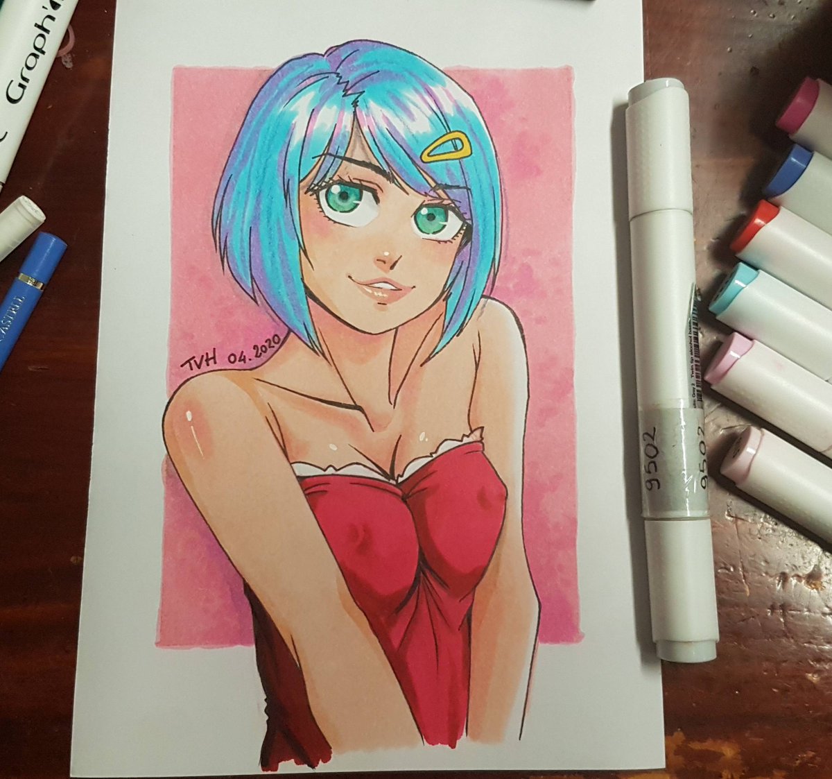TVHLAND's tweet photo. #dessin fini #maskingtape #makeup #polychromos #graphitbrush @graphit_makers
https://t.co/rYdnJSajVk
#animedraw #animeartist #traditionalart #manga #mangastyle #mangaart #mangadraw #mangaartist #mangadrawing #instaartist #illustration #doodle #instagramart #artwork #dailyart https://t.co/HLZN7d1bRz