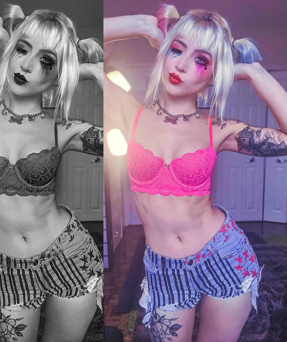 luxlo_xo's tweet photo. Because I'm Harley freakin Quinn 🖤😉 https://t.co/kEr8ebI5Ol