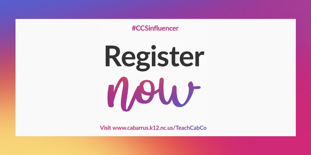 CabCoSchools's tweet photo. Are you ready to #EngageMinds and #ShapeFutures? Cabarrus County Schools is looking for dedicated, enthusiastic, and passionate teachers to join our team.
Register for our NOW VIRTUAL 2020 Teacher Fair!
๐April 23, 2020
๐8:30 a.m. to 1:30 p.m.
๐https://t.co/42Ftzamkcr https://t.co/IxYJPz2wKw