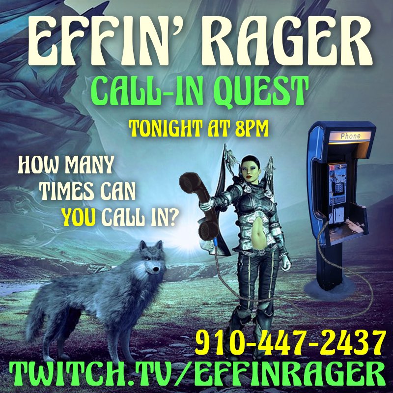 EffinRager's tweet photo. TUNE IN TONIGHT
8PM CST
https://t.co/Fsh8ZVbfHS https://t.co/lo7ILeOsCk