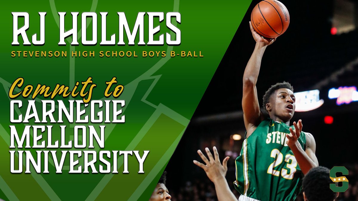 stevensonhs's tweet image. Senior RJ Holmes is one of 14 Stevenson student-athletes who recently announced their plans to continue their academic and athletic  careers in this virtual Signing Day video created by @SHSPatRiot: 
ecs.page.link/jF15N