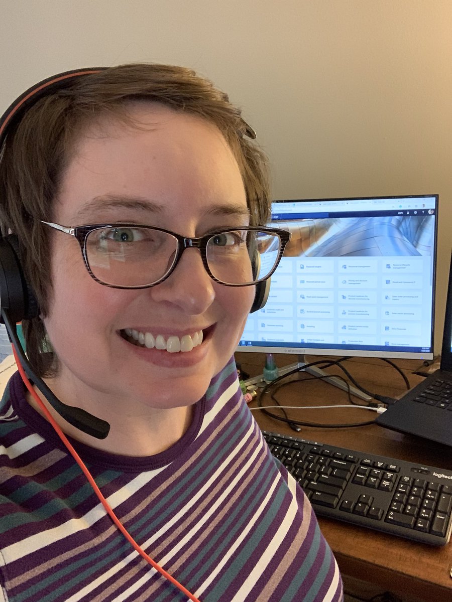 KellyLappG's tweet image. I volunteer because I remember how tough it was starting out, learning #MSDynAX and #MSDyn365FO. I also volunteer because people need a smiling face when learning new stuff now more than ever. #NVW #NoHaircutsNow @UGCommunities