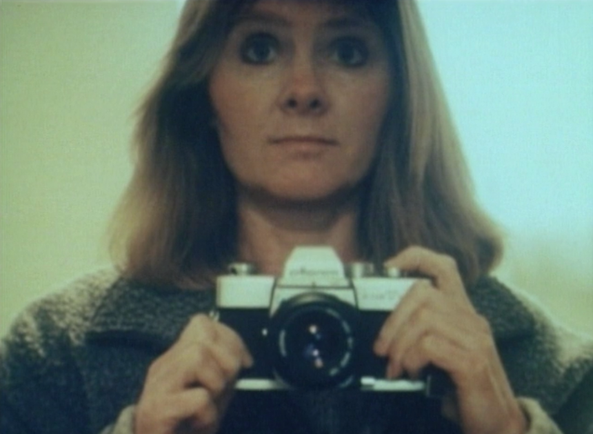 After her disappearance an undeveloped roll of film was discovered. Patricia had taken a photo of herself, gazing into a mirror. Robert Stack, ever the crypt keeper, states, "In this haunting self portrait she looks out at a world that she may have decided to abandon."