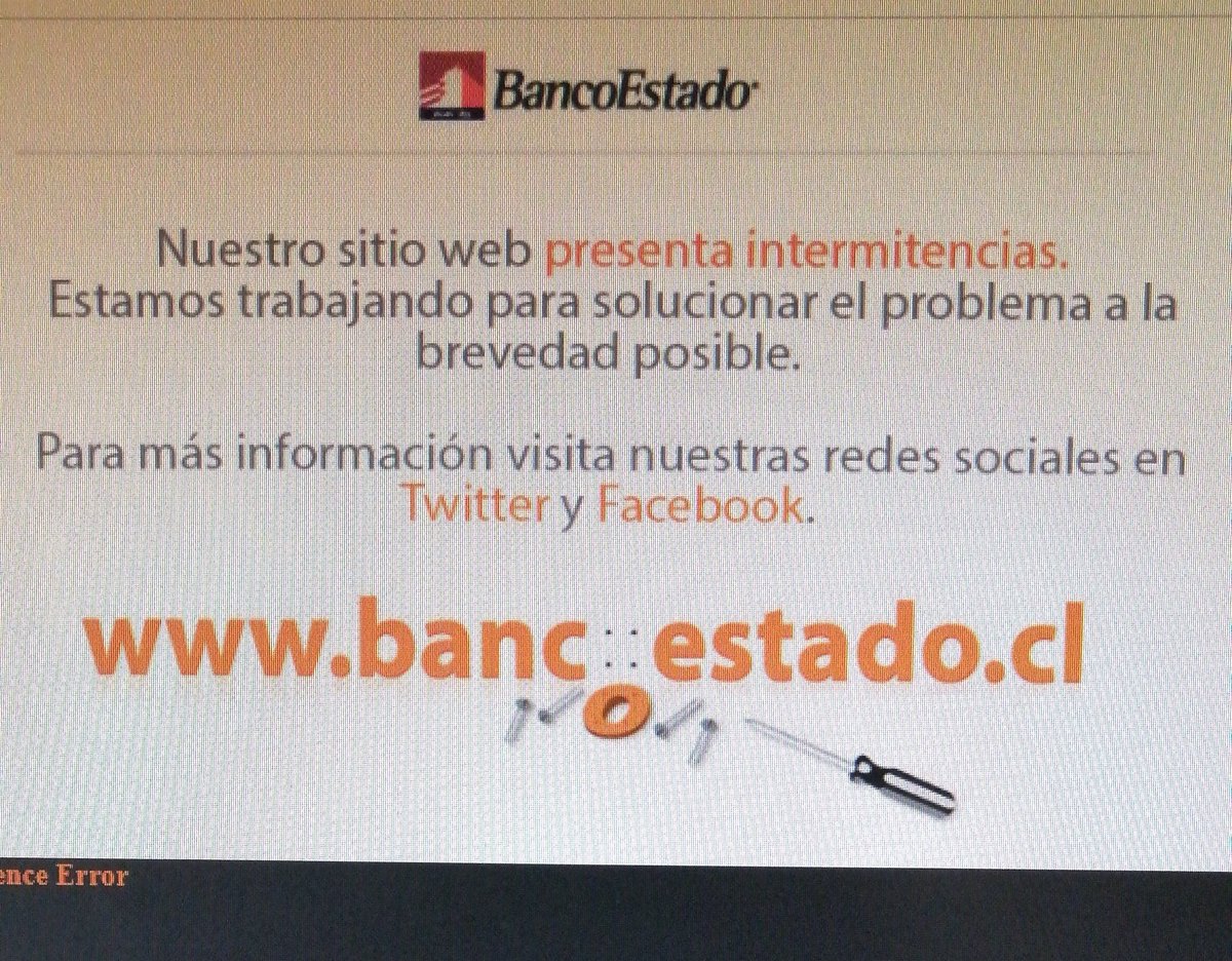 Dany83_gm's tweet photo. @BancoEstado Llevo 20 días tratando de pagar mi crédito aval... Y solo me indica este mensaje... Me enviaron el correo con la morosidad y me están sumando intereses y no logro realizar el pago... Favor exijo una solución... https://t.co/MsaMmT1g0p