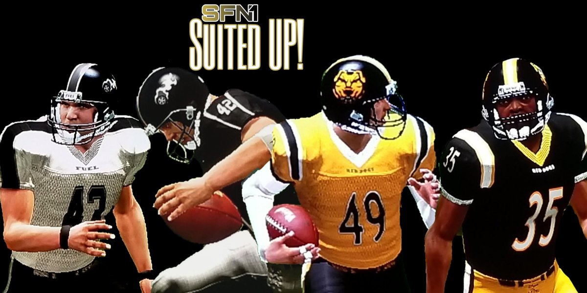 SFLNetwork1's tweet photo. Take a peek at the SFLm unis before the teams hit the field for their debut, SFN1 SuitedUp! #1football1family #suitedup
https://t.co/dKudOXySrd https://t.co/BDYjWK6c0Y