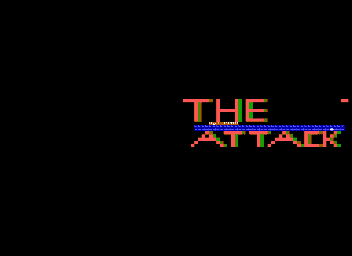 "The Attack" has a cool tree but those giant boards of scattered enemies play even worse in Super ZZT than the original