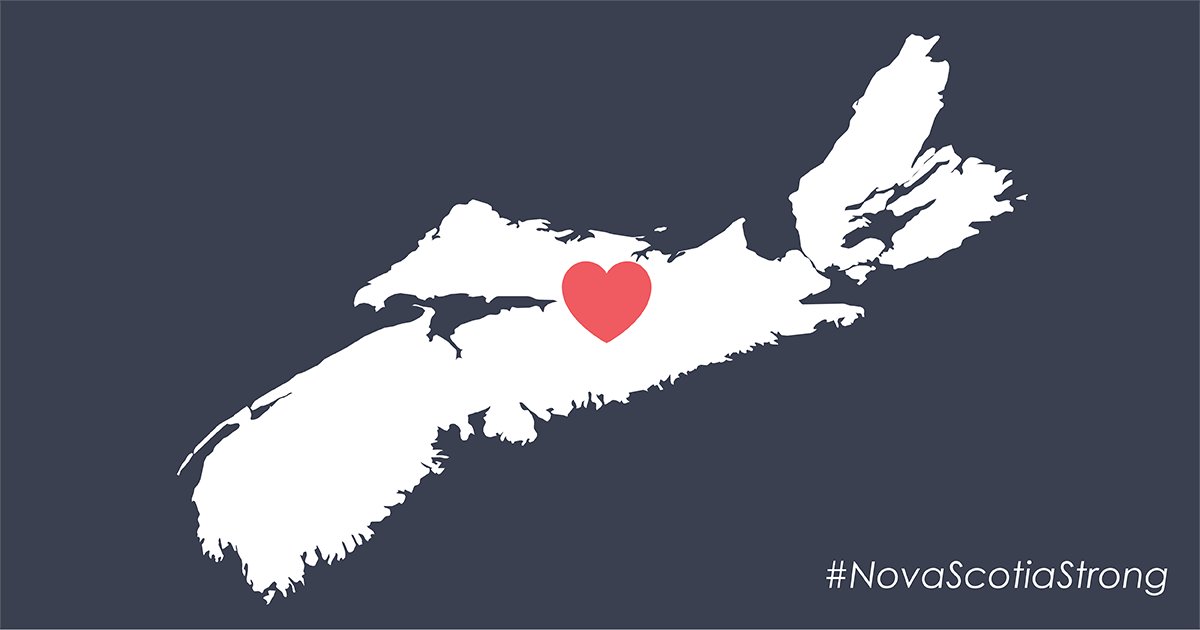 AptitudeDigital's tweet photo. Our hearts are with the victims and families affected by the tragic events that unfolded in our Nova Scotian communities this weekend.  #NovaScotiaStrong https://t.co/U6qNL2lUTI