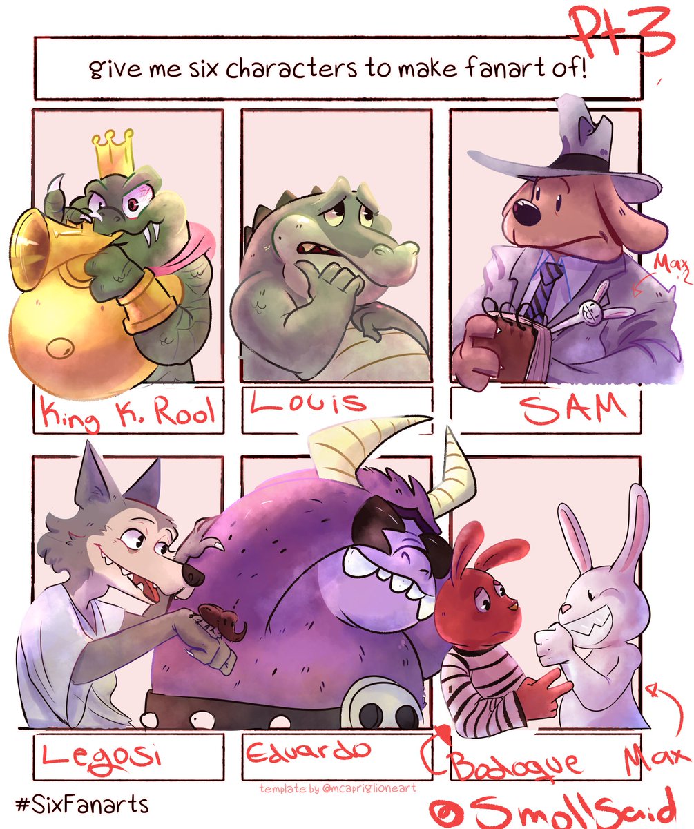 Since the last of this, it was very hard and heavy to make 19 characters, but this was the best I did of the 3, this one has more affection on my part 

THANKS TO ALL FOR PARTICIPATING AND SUPPORTING MY ART

💖❤️💖❤️💖❤️💖❤️💖❤️💖❤️💖❤️💖

#SixFanartsChallenge 