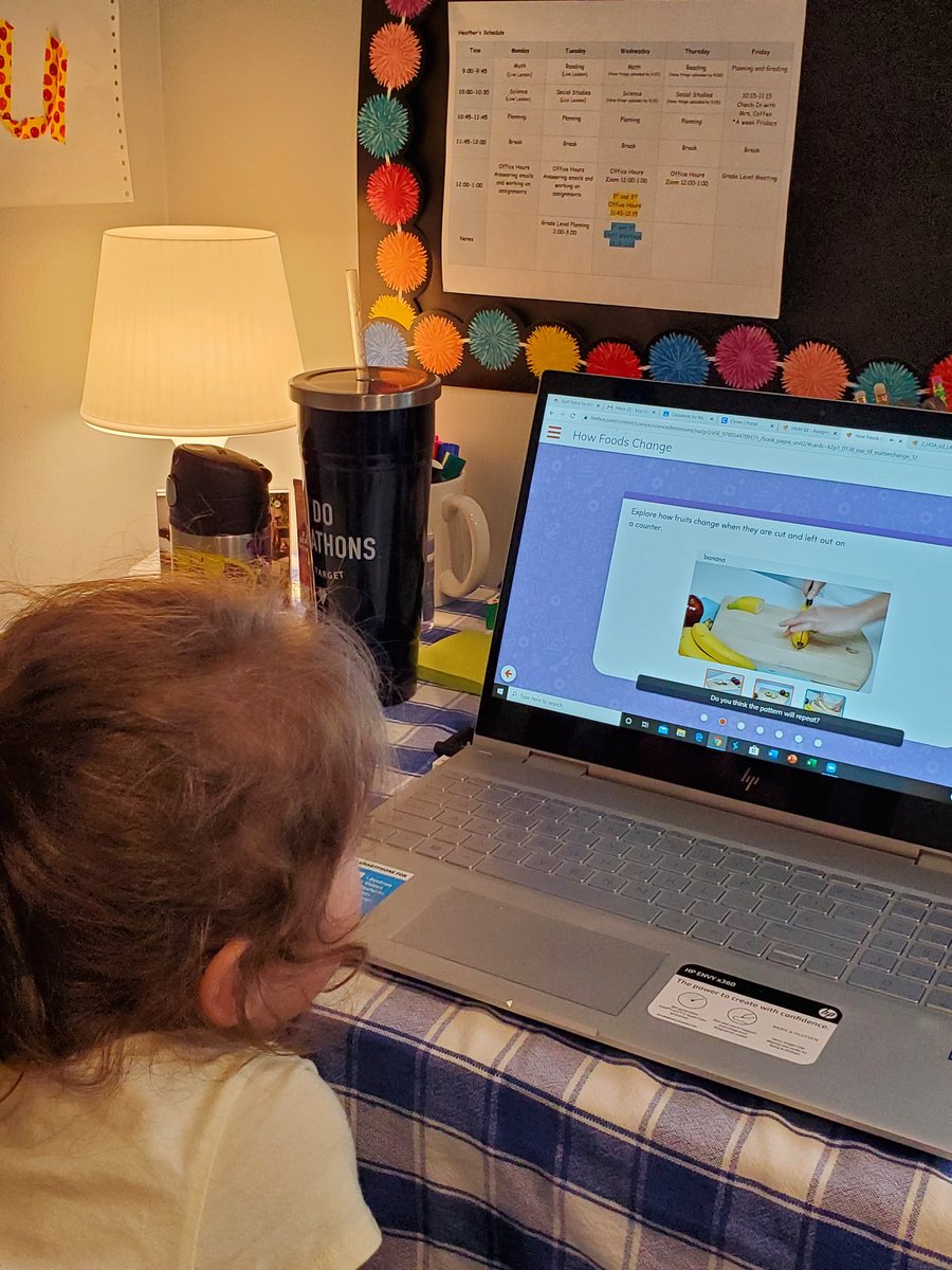 HeatherSegredo's tweet photo. Working hard at at distance learning https://t.co/DRnGIuYpLR