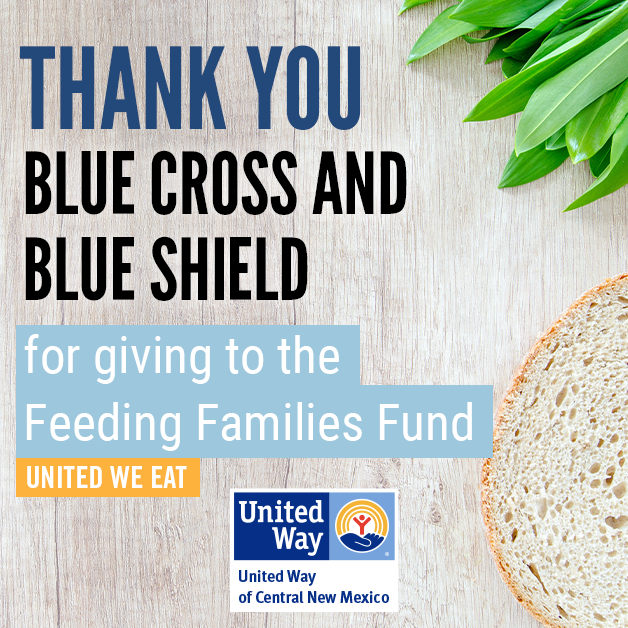 UnitedWayNCNM's tweet photo. Thank you #BlueCrossandBlueShield for kicking off the Funding Families Fund which helps nonprofit agencies provide meals for families.
Make a donation at https://t.co/Z4JDRKXQDv. https://t.co/dSgf05qyvg