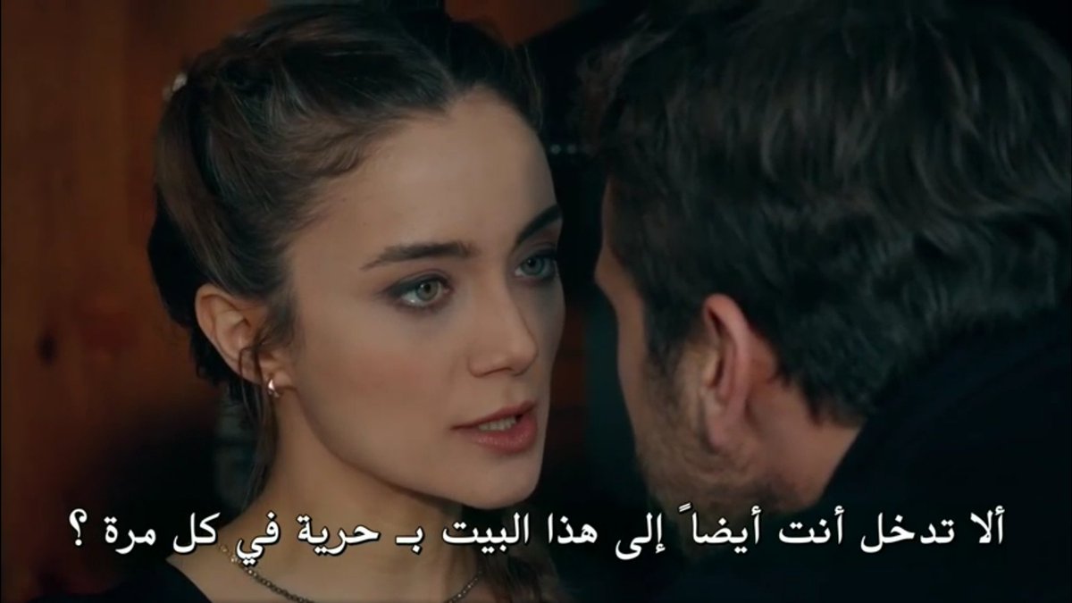 Here E made it clear To y that there is no difference between him and cagatay since both of them come without invitation,both of them are posessive and they consider her as their belonging,y tried To calm down,he said its not the same because you want me  #cukur  #EfYam +