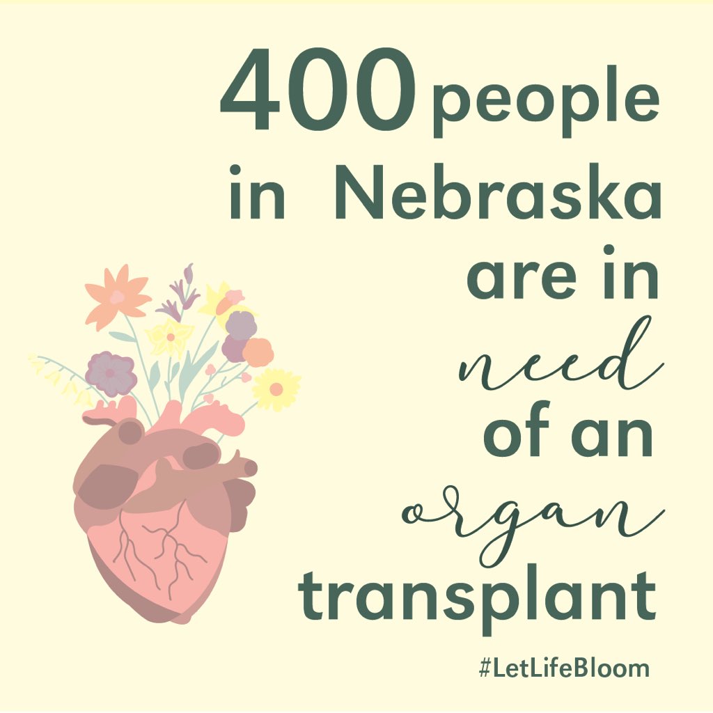 UNO_PRSSA's tweet photo. Our National Organ Donation Awareness Competition team switched to a social media campaign due to COVID-19. Our campaign is #LetLifeBloom
Weโre excited to collaborate w/ @LiveOnNebraska to take over their social media for a day. Stay tuned for more details! Take survey below! https://t.co/JIHoY9BMJl