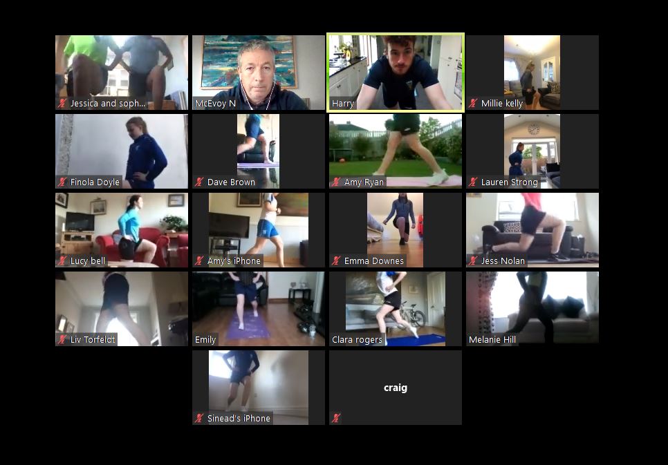 DLRWaves's tweet photo. Our U17 squad continued their off season programme with a video session this evening, A big thank you to Harry McEvoy from @UCDAFC for taking tonight's class, Harry's twin sisters both play for our U17 squad & Harry plays for UCDs League of Ireland squad πππͺ
#Footballfamily https://t.co/h1t9ojj8Rl