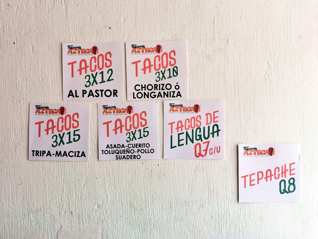 soybucaro_'s tweet image. Vicente y los mejores tacos de Guatemala están de vuelta: "Taquería Azteca", en la 3ra calle, 10-57 zona 2, Barrio Moderno.

Horario: Todos los días de 10 am a 4 pm.
Solo para llevar o por Glovo en Lo Que Sea...