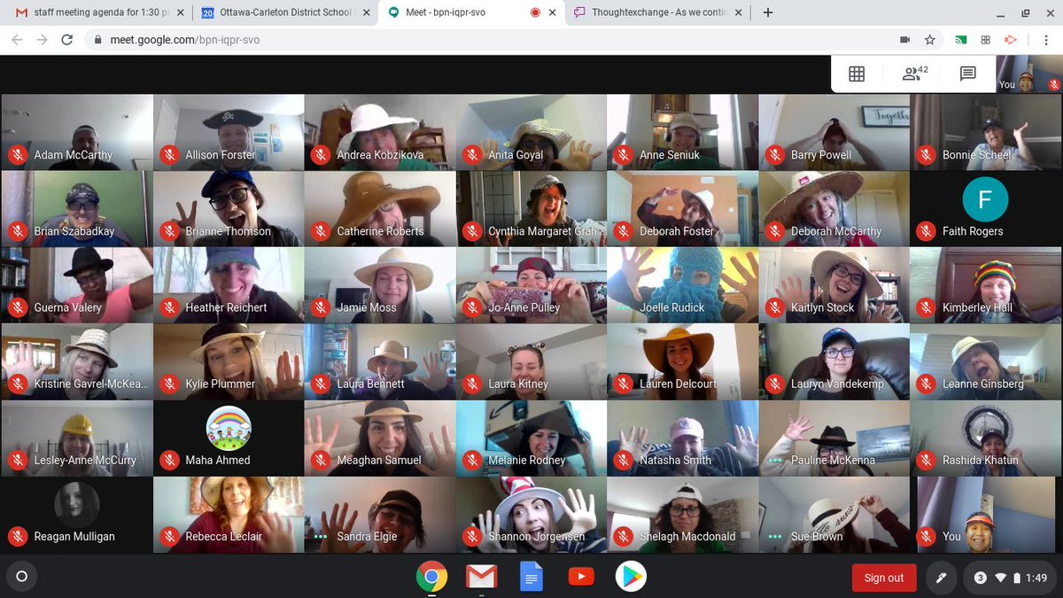 It’s Hat Week <a href="/KanataHighlands/">KanataHighlands</a>!  Can you spot your educators?? Yes...I’m wearing an Amazon box. Haha! What will you wear?