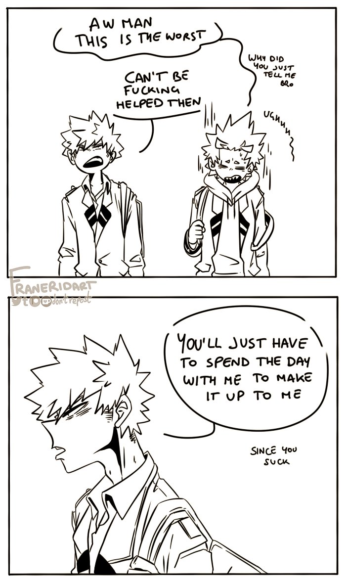 You know, Bakugou, you could have just asked 