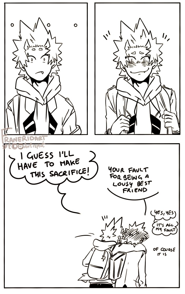 You know, Bakugou, you could have just asked 