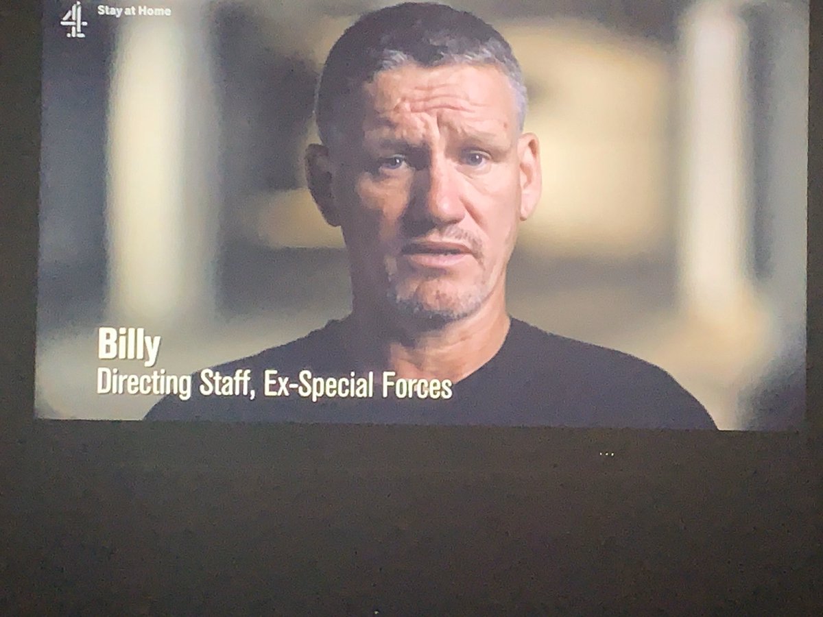 Watching <a href="/SAS_WDW/">Celebrity SAS: Who Dares Wins (#SASWhoDaresWins)</a> and my partner and I are in a debate as to whether <a href="/ChrisEubank/">Christopher Eubank</a> would ever do it. Imagine how polite his interrogation would be! 🧐💜🍵 

 #WatchingCountsAsExercise 🏃🏻‍♀️ 

#celebsas <a href="/Channel4/">Channel 4</a> <a href="/billingham229b/">Billy Billingham MBE QCB</a> #StayHomeSaveLives #StaySafe