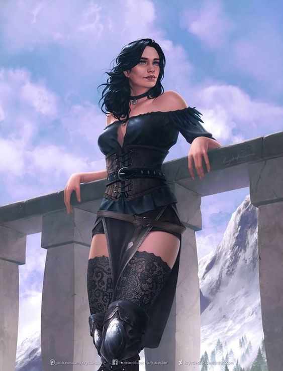 Yennefer of Vengerberg 1 (Witcher 3) by KanzassArt on Newgrounds