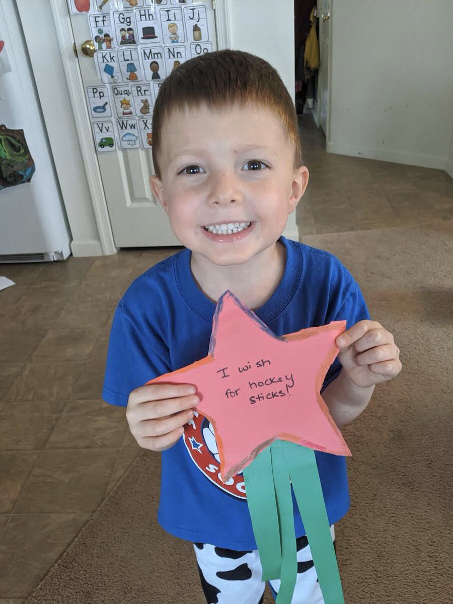 AliensEndeavour's tweet photo. For one of today’s activities the Aliens made a wish on a shooting star to go along with Mo Willems story, “Waiting is Not Easy!⭐️💫 #nhtschoolstogether https://t.co/7O4VpmSEFx