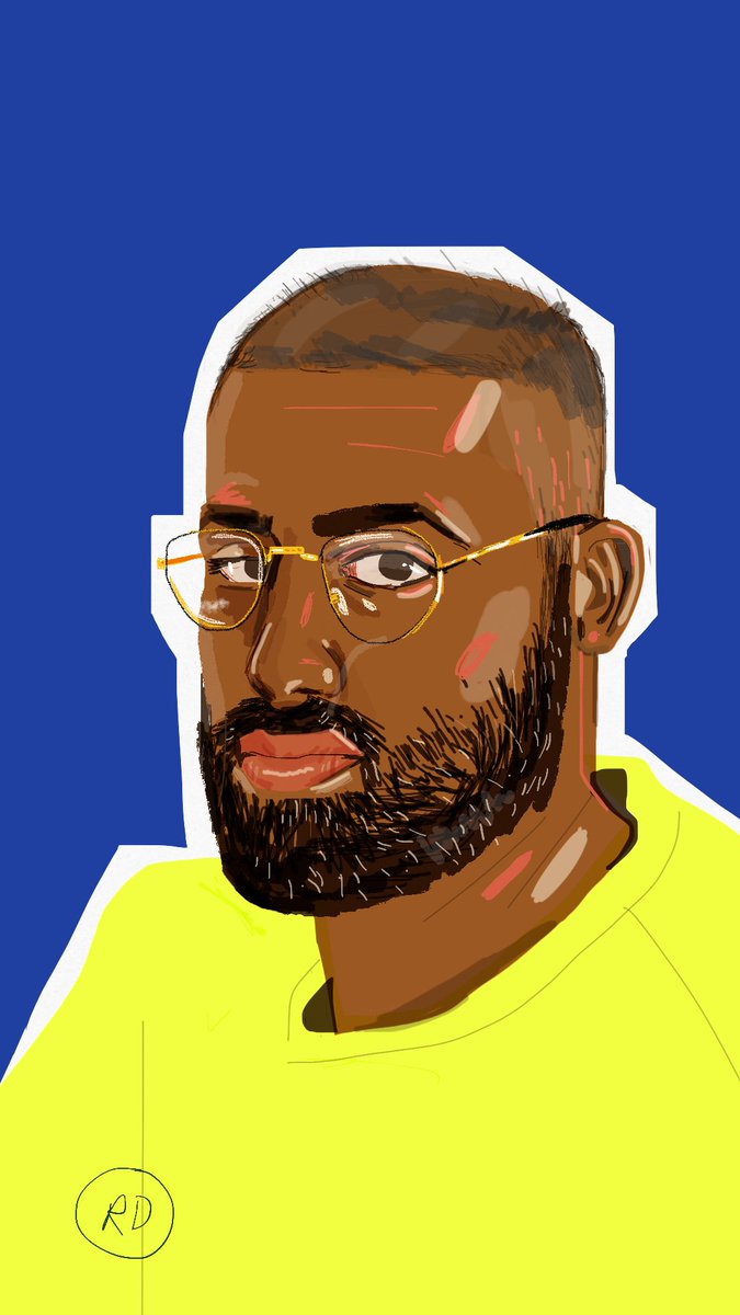 rajkdhunna's tweet image. iPhone finger drawing. Sunshine, get at me #Illustration #LockdownWork #sketches #SelfPortrait