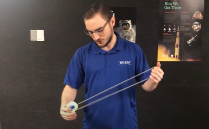 Air_Zoo's tweet photo. Anyone who has visited the Air Zoo in the last 2 years probably knows Mr. Alex and his mind-blowing yo-yo tricks. He's here today to show you how he does it: https://t.co/Mn22bjqkyC

#MuseumAtHome #MuseumFromHome #SmithsonianEdu #STEAMeducation #yoyo #LaunchpadtoLearning #AirZoo https://t.co/Or4R7MYw9z